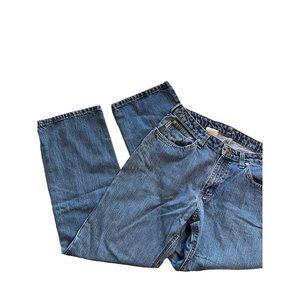 Women’s Carhartt Denim Jeans Size‎ 10 Button and Zipper Closure